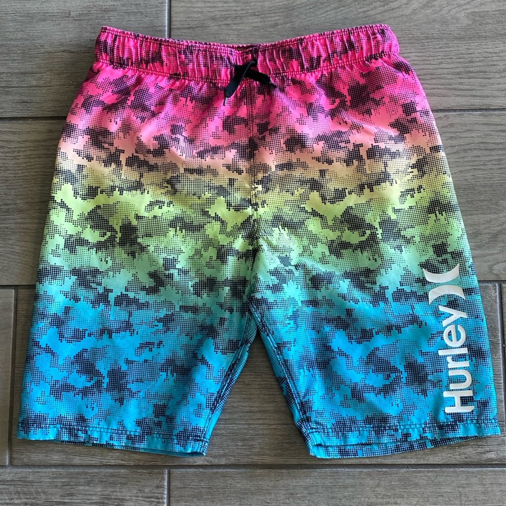 Hurley Boys Boardshorts/Swimsuit - Rainbow Digital Camo